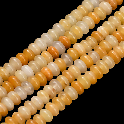 1 нитка натурального топаза нефрита бусины нитки, рондель