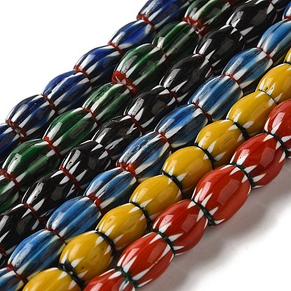 Handmade Nepalese Lampwork Beads, Rondelle