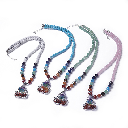 Collares Colgante de piedras preciosas