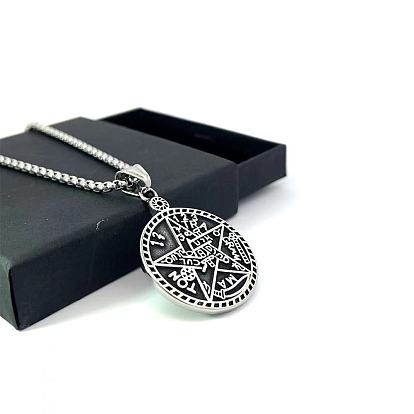 Ожерелья из нержавеющей стали с подвеской в виде звезды хип-хопа для мужчин и женщин