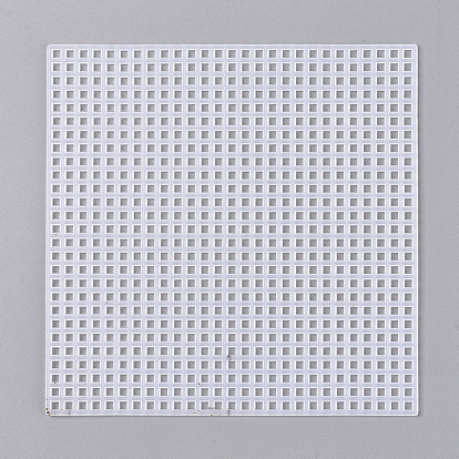 Cross Stitch Mesh Board, Plastic Canvas Sheets, Square