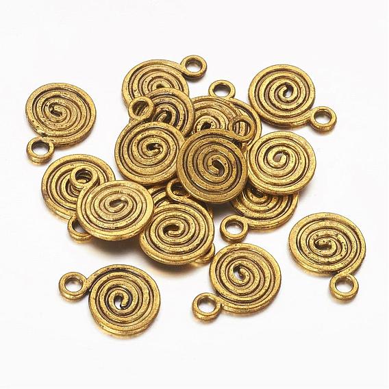 Tibetan Style Alloy Pendants, Lead Free and Cadmium Free, 13.5mm wide, 18mm high, 1.5mm thick, hole: 3mm