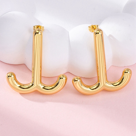 304 серьги-гвоздики из нержавеющей стали для женщин