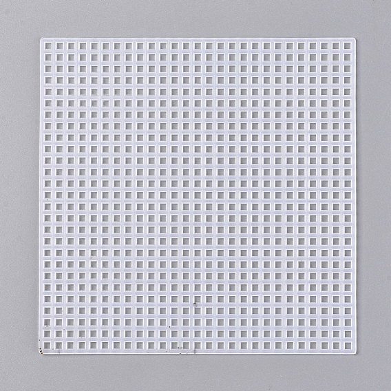 Cross Stitch Mesh Board, Plastic Canvas Sheets, Square