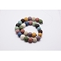 Natural Lava Rock Bead Strands, Dyed, Round