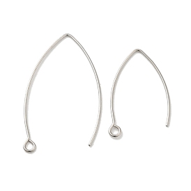 316 Surgical Stainless Steel Earring Hooks, Marquise Ear Wire
