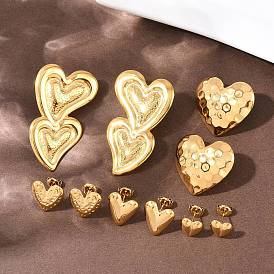 304 Серьги из нержавеющей стали, ионное покрытие (ip)