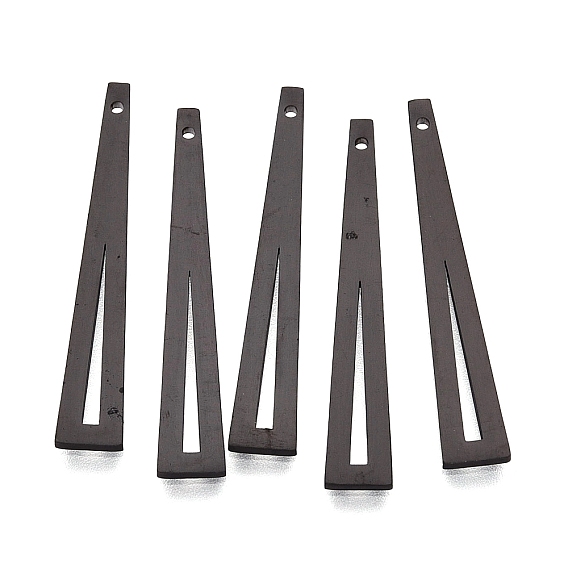 304 Stainless Steel Pendants, Triangle Charms