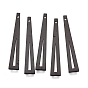 304 Stainless Steel Pendants, Triangle Charms