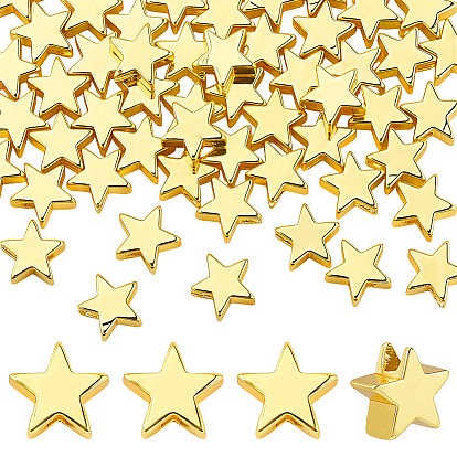 60 латунные бусины шт., звезда