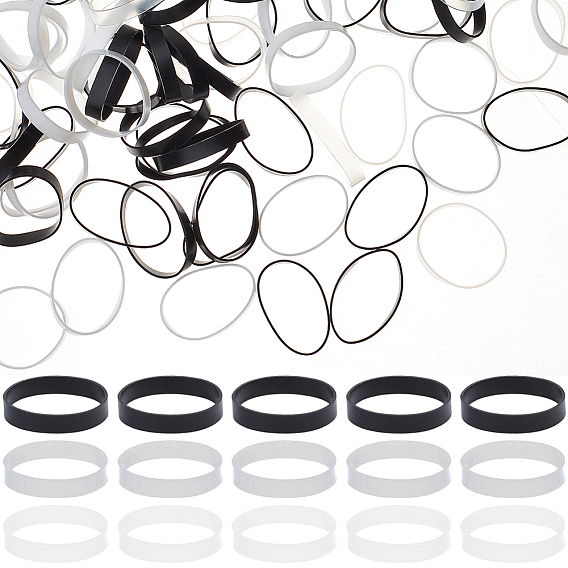 100шт. 3 стилей силиконовых кабельных стяжек, для наушников-вкладышей, телефонов, управления накруткой проводов