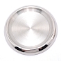 304 Stainless Steel Candle Holder, Cup Mats, Perfect Home Party Decoration, Flat Round
