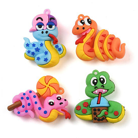 PVC Pendants, Snake, for Keychain