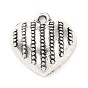 Tibetan Style Alloy Pendants, Heart