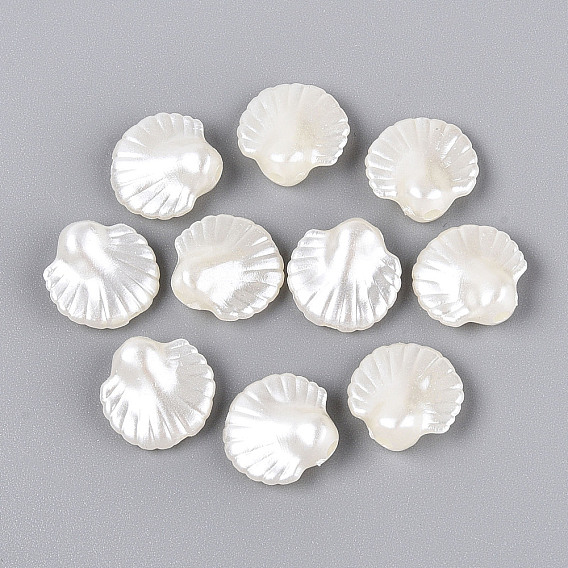 Абс пластиковые жемчужные бисера, формы раковины