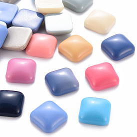 Opaque Acrylic Cabochons, Square