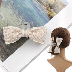 1200Pcs Bowknot Plastic Claw Hair Clips for Girls Women