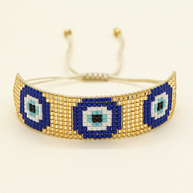Miyuki Starry Eye 13-Row Bracelet - Handmade in Nepal, Ready to Ship.