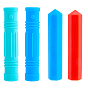 4шт. 4 стили силиконовые колпачки для карандашей, колонка