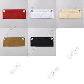 5Pcs 5 Colors Felt Purse Organizer Insert, Mini Envelope Handbag Shaper Premium Felt, Bag Accessories, with Iron Grommets, Rectangle