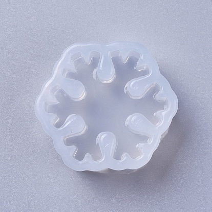 Christmas Food Grade Silicone Molds, Resin Casting Molds, For UV Resin, Epoxy Resin Jewelry Making, Snowflake