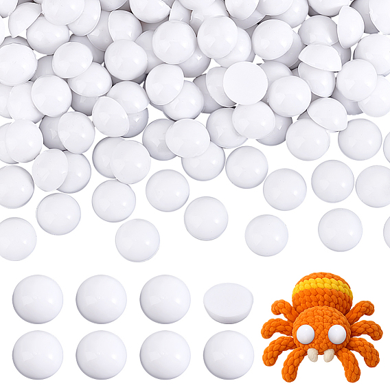 Смола кукла глаза, ремесленные защитные глаза, полукруглый