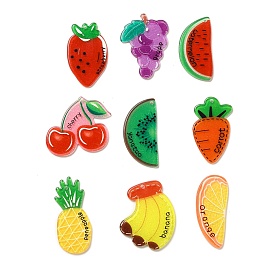 Acrylic Pendants, Fruits