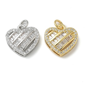 Стойка металлическая латунная микропрофилированная кубическая циркония подвески, долговечный, без свинца и без кадмия, сердце прелести, с целью перехода в кольце