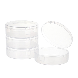 Polypropylene(PP) Storage Containers, with Hinged Lids, for Beads, Jewelry, Small Items, Column