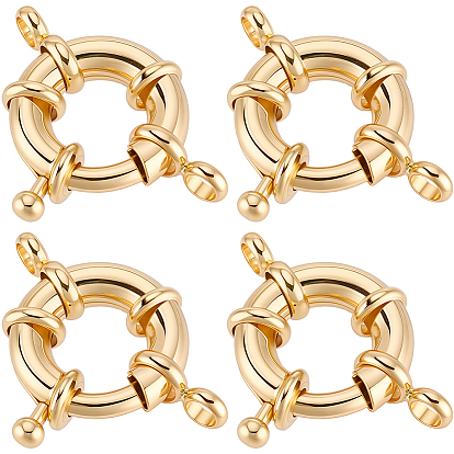 12шт. латунные пружинные застежки