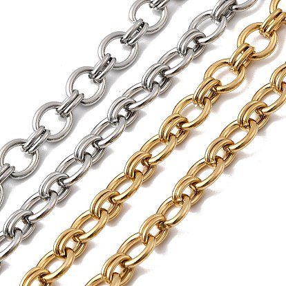 304 цепи овальные из нержавеющей стали, несварные, ионное покрытие (ip)