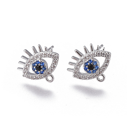 Изделия из латуни, с петлей, микро проложить кубического циркония, глаза