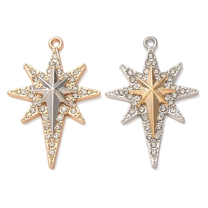 Pendentifs en alliage, charmes étoiles