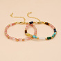 Ethnic Style Minimalist Fashion Handmade Beaded Bracelet for Women.