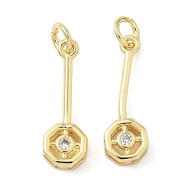 Кулон из циркония, шестиугольник, долговечный, без кадмия и без свинца, стойки покрытие, с целью перехода в кольце