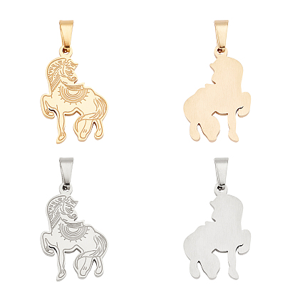 Вакуумное покрытие pvd 304 подвески из нержавеющей стали, лошадь