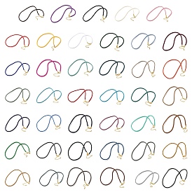 3 изготовление ожерелий из нейлонового шнура миланского плетения толщиной ☐ мм, с латунными выводами и 304 застежками из лобстера из нержавеющей стали, золотые, стойки покрытие, долговечный