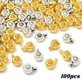 100шт 2 цвета тибетский стиль трубчатые дужки, петля под залог, бейлы