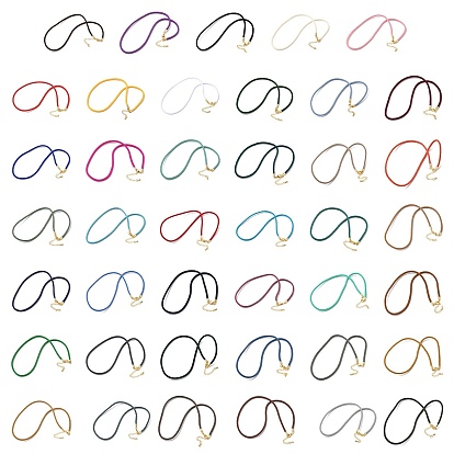 3 изготовление ожерелий из нейлонового шнура миланского плетения толщиной ☐ мм, с латунными выводами и 304 застежками из лобстера из нержавеющей стали, золотые, стойки покрытие, долговечный