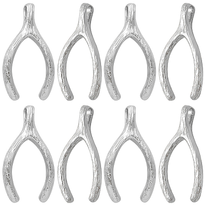 20 латунные подвески шт., талисманы на удачу в виде косточек желаний, без кадмия, без никеля и без свинца