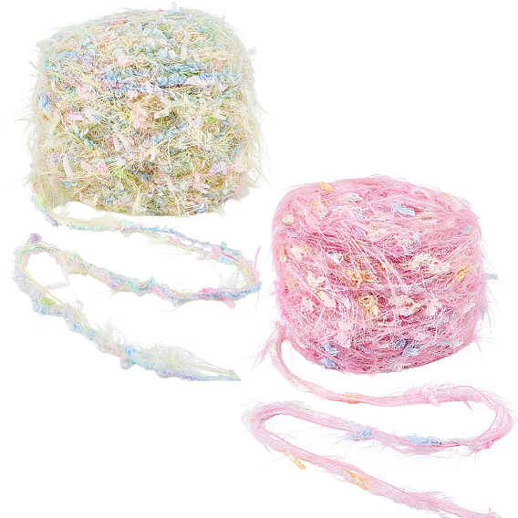 2 рулоны 2 стили шерстяного шнура