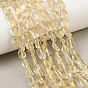Natural Lemon Quartz(Heated) Beads Strands, Nuggets, Tumbled Stone