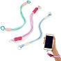 3 шт. 3 цвета полиэстеровый шнур телефонный ремешок цепи, с застежкой