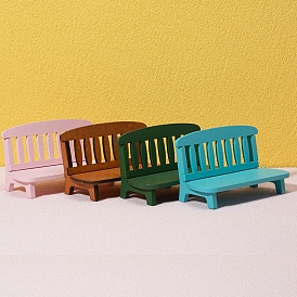 Wooden Bench Miniature Ornaments, Micro Landscape Home Dollhouse Accessories