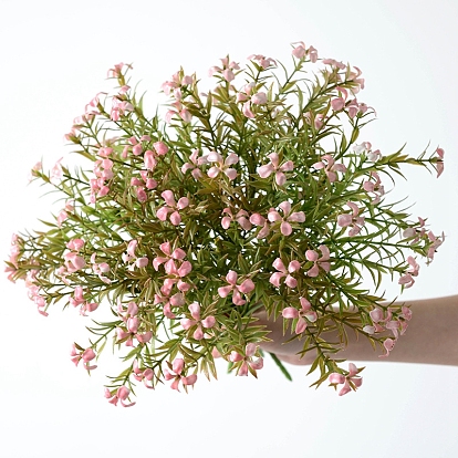 Искусственный цветок из пластика и шелка, для свадебного рождественского украшения, домашний декор своими руками