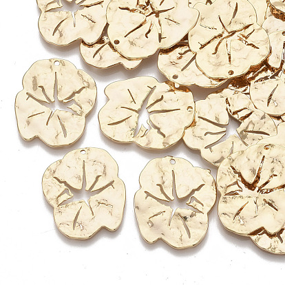 Brass Pendants, Nickel Free, Flower