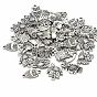 Tibetan Style Alloy Owl Pendants