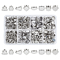 8 Style Brass Sew on Prong Settings, Claw Settings for Pointed Back Rhinestone, Mixed Shapes