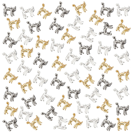 90 шт 3 цвета кабошоны из сплава, ногтей декоративные аксессуары, кошка