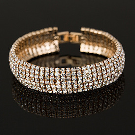 Sparkling Crystal Bracelet and Bangle Set for Women - Elegant Jewelry Gift